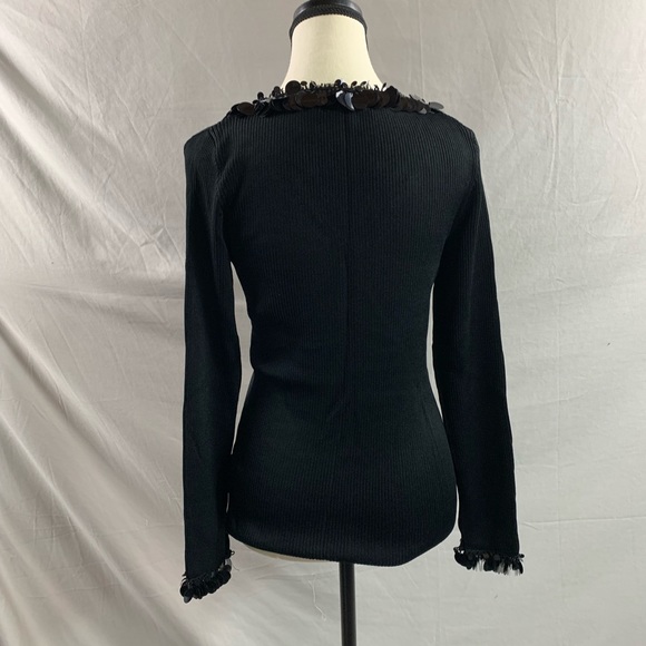Dana Bachman Black Knit Top - Picture 4 of 7